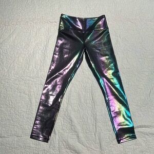 Zyia mirage metallic light n’ tight hi-rise 24”